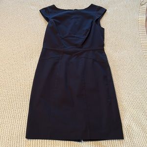 Ann Taylor Navy Suiting Dress